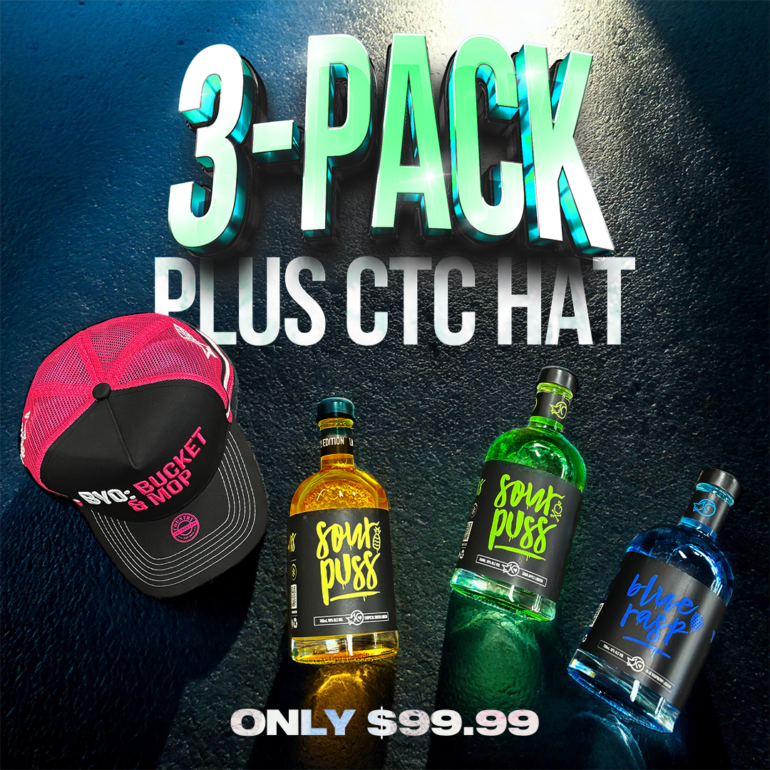 Mixed 3 Pack + Free CTC Hat - 80Proof online