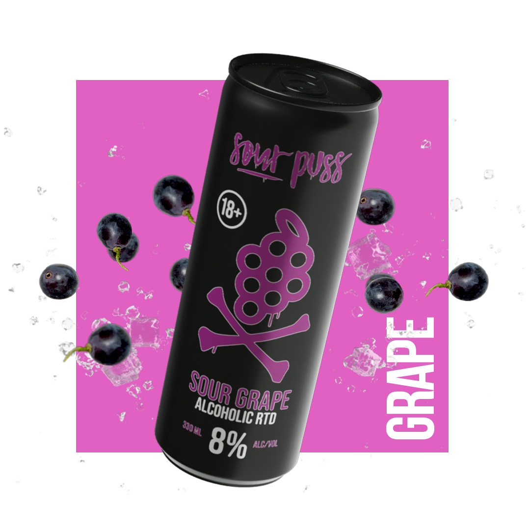 Sour Puss RTD Mixed 24 x  330ml - 80Proof