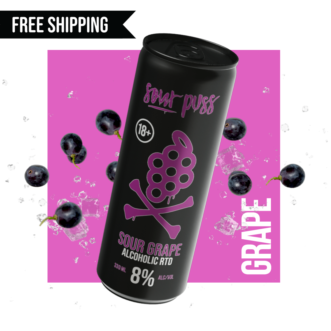 Sour Puss RTD Grape 24 x 330ml - 80Proof online