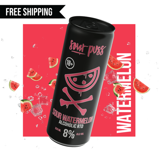 Sour Puss RTD Watermelon 24 x  330ml - 80Proof online