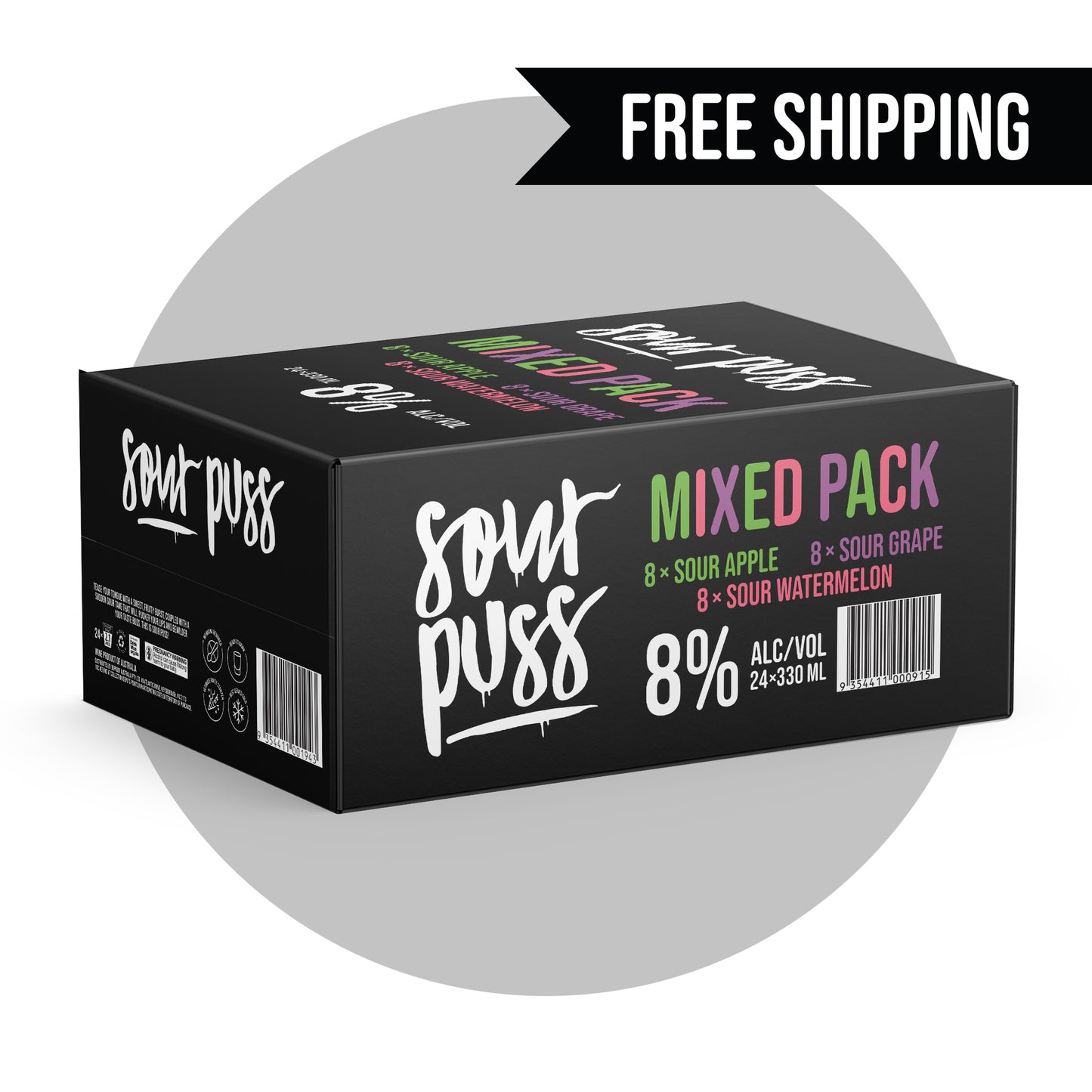 Sour Puss RTD Mixed 24 x  330ml - 80Proof online