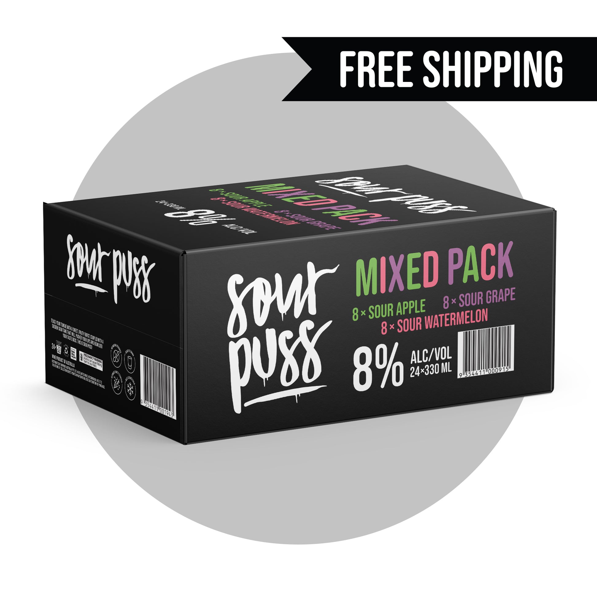 Sour Puss RTD Mixed 24 x  330ml - 80Proof online