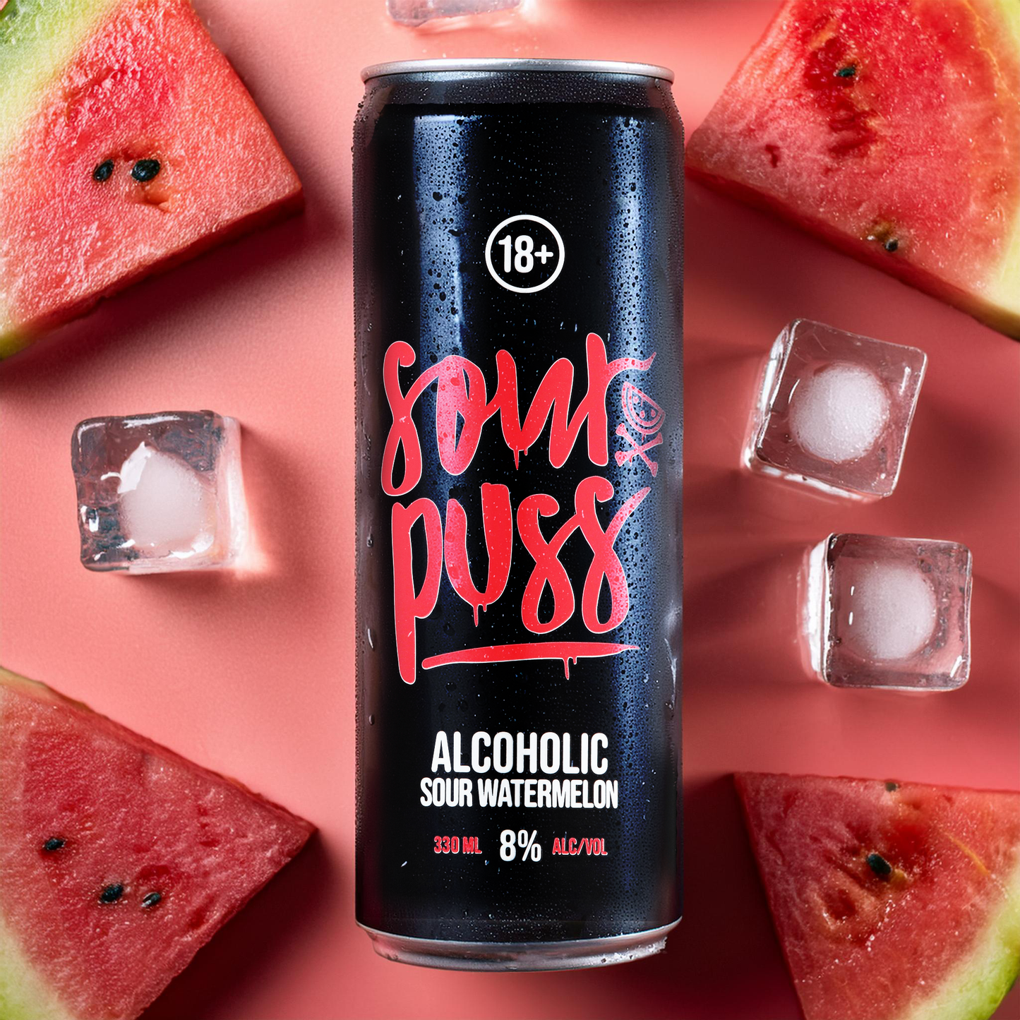Sour Puss Mixed 8 RTD + Free T-Shirt