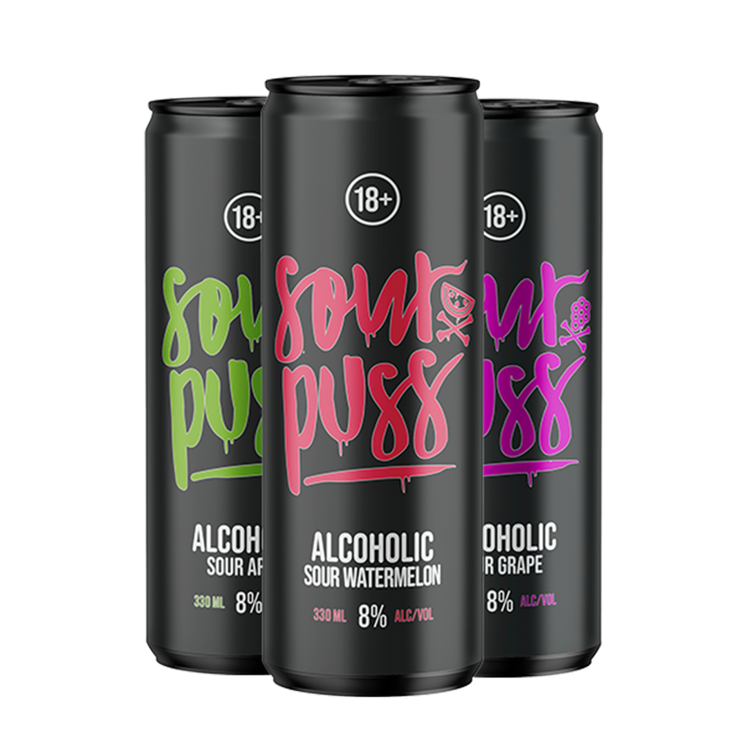 Sour Puss Influencer Box 3 x 330ml cans - 80Proof online