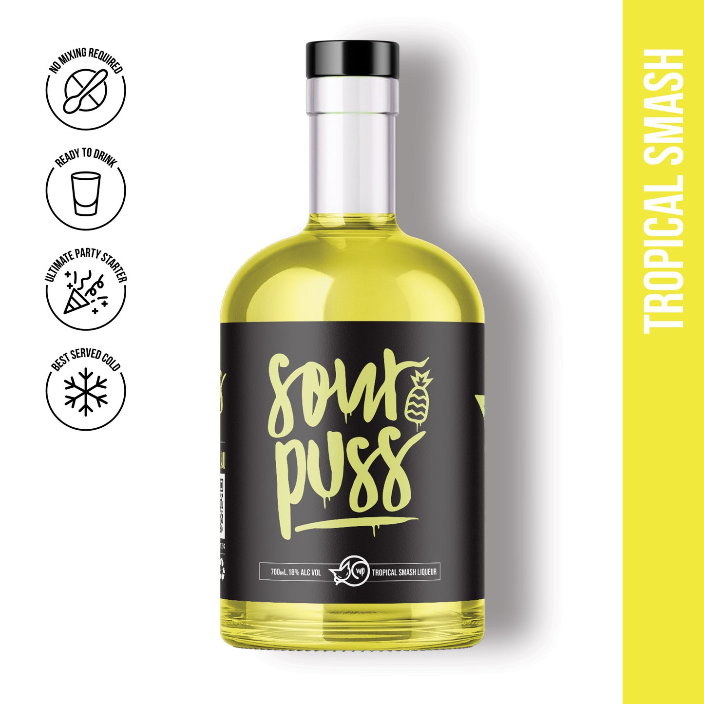 Sour Puss Tropical Smash 700ml - 80Proof 