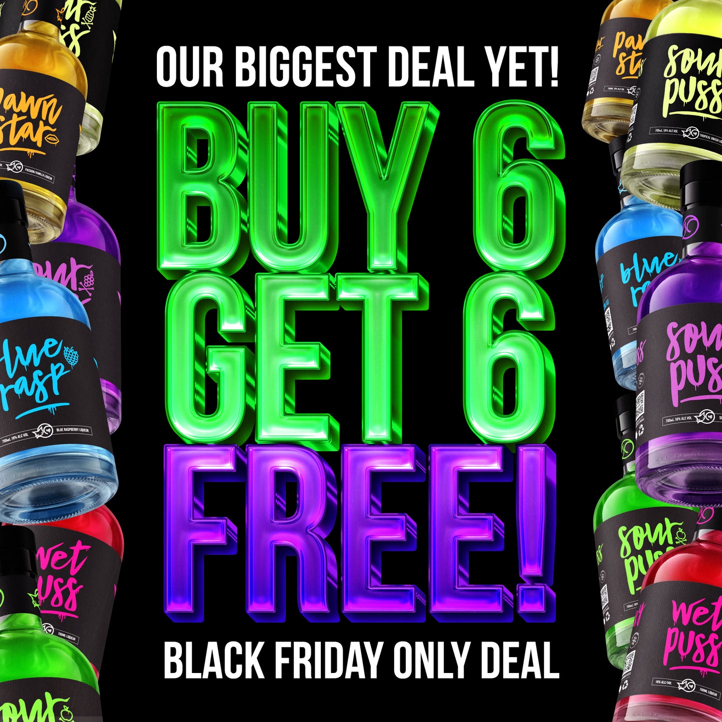 Buy 6, Get 6 FREE - 80Proof online 