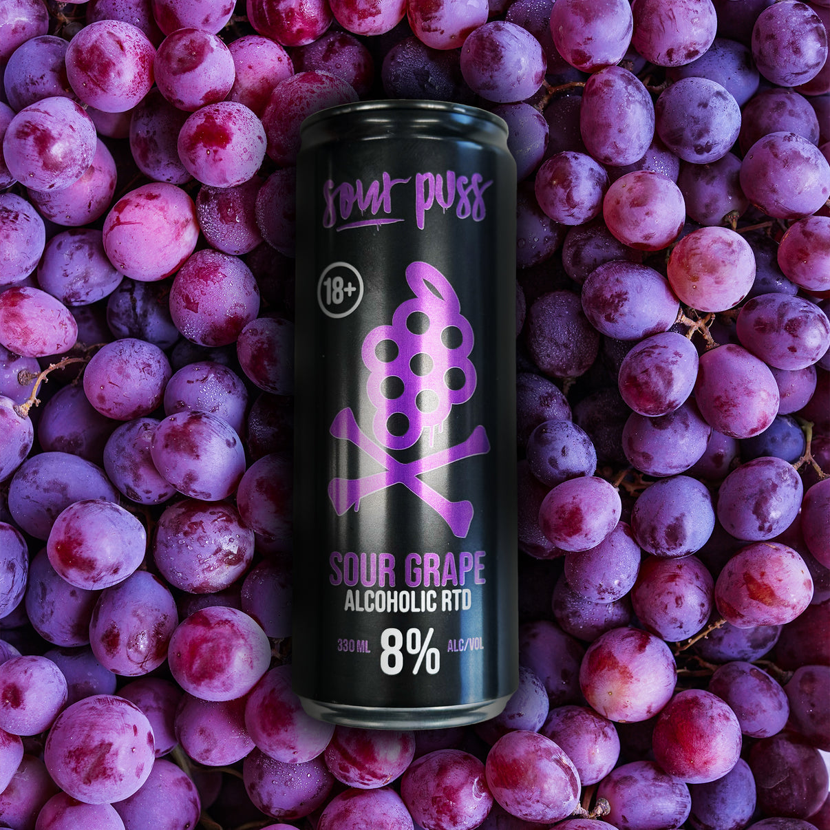 Sour Puss RTD Grape 24 x 330ml 80Proof online
