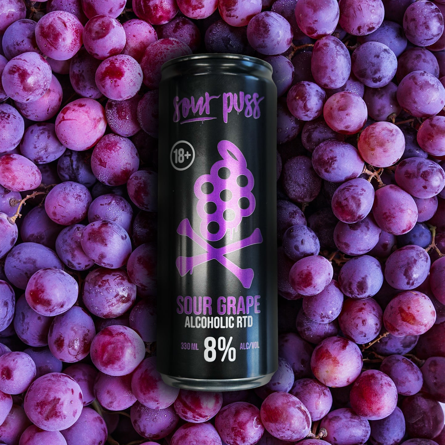 Sour Puss RTD 3 X 24 330ml Cans - 80Proof online 