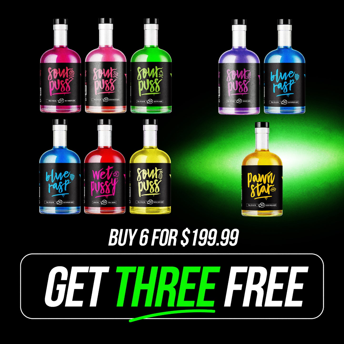 Buy 6, Get 3 FREE - 80Proof online 