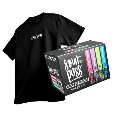 Sour Puss Mixed 8 RTD + Free T-Shirt