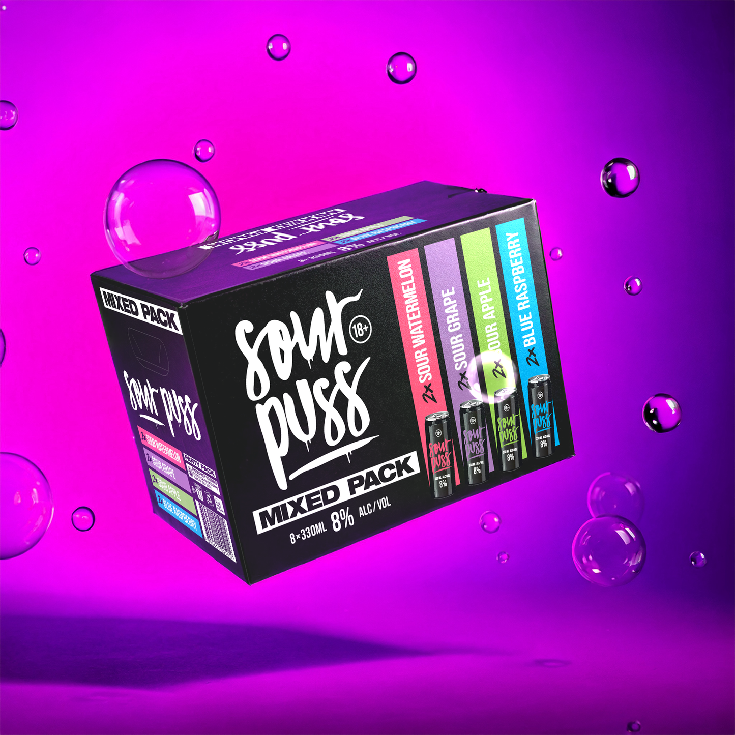 Sour Puss RTD Mixed  8 Pack X 2 - 80Proof online 