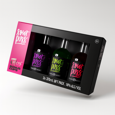 Sour Puss Gift Pack 375ml Botltes x 3