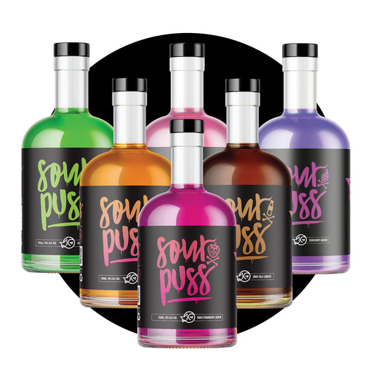 Mixed Sour 6 Pack including all flavours - 80Proof 